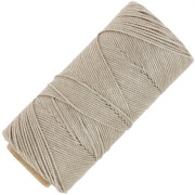 Bobine de fil ciré Linhasita pour micro macramé 1.5 mm - Beige (05) x116m|raw }}
