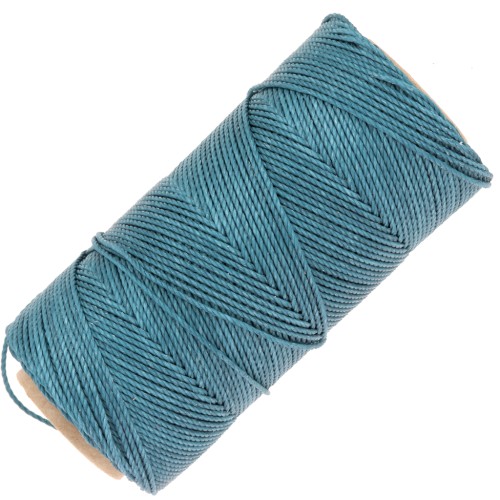 Bobine de fil ciré Linhasita pour micro macramé 1.5 mm - Teal (228) x116m