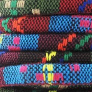 Cordon coton ethnique 6.5 mm Bleu/Marron Mix x5m|raw }}