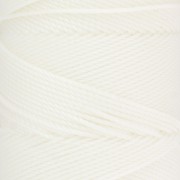 Bobine de fil ciré Linhasita pour micro macramé 1.5 mm - Blanc (BCO ALV) x116m
