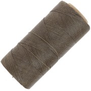Bobine de fil ciré Linhasita pour micro macramé 0.5 mm - Brun Sépia (389) x335m|raw }}