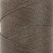Bobine de fil ciré Linhasita pour micro macramé 0.5 mm - Brun Sépia (389) x335m
