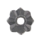 Fleur à riveter 10 mm black nickel|raw }}