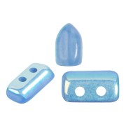 Perles en verre Piros® par Puca® 2x5 mm - Blue Opal AB x10g