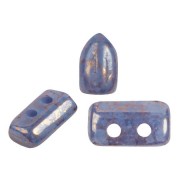 Perles en verre Piros® par Puca® 2x5 mm - Blue Opal Bronze x10g|raw }}
