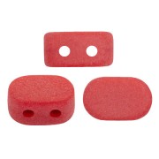 Perles en verre Lipsi® par Puca® 4x6 mm - Grenadine Opal Mat x10g