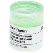 Pigment en poudre Noctilucent pour résine - Rico Design - Vert Fluo x3g