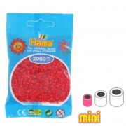 Perles à repasser Hama MINI 2.5 mm Rouge (n°05) x2000