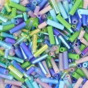 Mix Bugles Miyuki 3 mm et 6 mm BGL-MIX02 - Dragonfly Jeweltone x10g