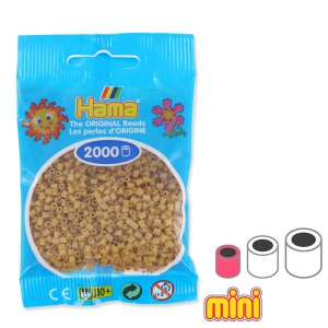 Perles à repasser Hama MINI 2.5 mm Marron Clair (n°21) x2000