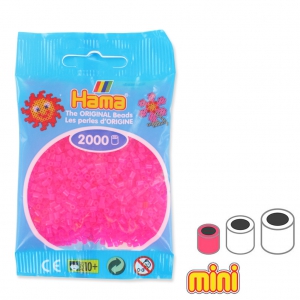Perles à repasser Hama MINI 2.5 mm Fuchsia Néon (n°32) x2000