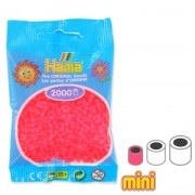 Perles à repasser Hama MINI 2.5 mm Cerise Fluo (n°33) x2000|raw }}