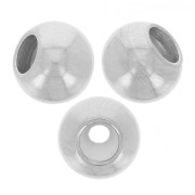 Perles stoppeur 4 mm avec un trou de 1 mm - Acier inoxydable 304L x4|raw }}