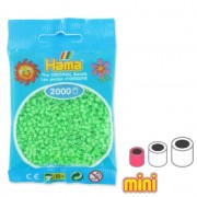 Perles à repasser Hama MINI 2.5 mm Vert Pastel (n°47) x2000