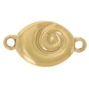 Intercalaire spirale 14x8 mm - Acier inoxydable 304L Doré x1|raw }}