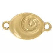 Intercalaire spirale 14x8 mm - Acier inoxydable 304L Doré x1