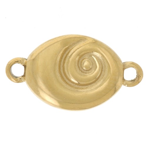 Intercalaire spirale 14x8 mm - Acier inoxydable 304L Doré x1