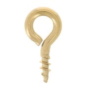 Crochets pitons à visser avec anneau 4x8 mm - Acier inoxydable 304L x10|raw }}