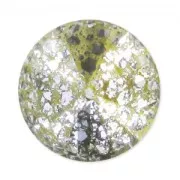 Cabochon PureCrystal 1122 Rivoli 14 mm Crystal Gold Patina x1