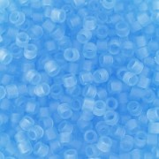 Miyuki Delica 11/0 DB0747 - Mat Transparent Aqua x8g|raw }}