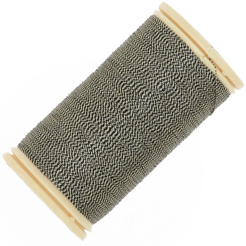 Fil à broder Au Chinois Metallic n°40 - Or Chiné (105) x100m