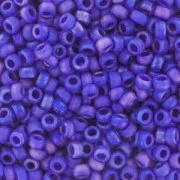 Rocaille Miyuki 15/0 414FR - Mat Opaque Cobalt AB x8g