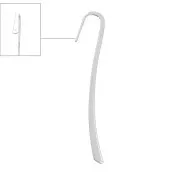 Marque page 8.5 cm à décorer - Argenté x1