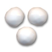 Facettes 8 mm Opaque White x20