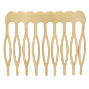 Petite barrette peigne pour cheveux à décorer 23x29 mm - Doré x1|raw }}