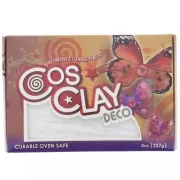 Pâte polymère Cosclay Deco - Blanc x227g