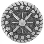 Poussoir double 11x18 mm pour cordons de 4.5 mm - Acier inox 304L x1