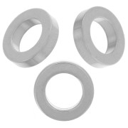 Perles rondelles Heishi - disque plat - 10x2.5 mm - Acier inoxydable 304L x5|raw }}