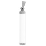 Pendentif tube dévissable à garnir 45x8 mm - Acier inoxydable 304L x1|raw }}