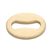 Attaches ovales 5.5x4 mm - Gold filled (or laminé)  x10