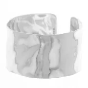 Bague large martelé réglable - Taille 56 à 62 - Argent 925 x1