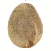 Bronze - Perle plate irrégulière en résine opaque 25x20 mm - Bronze marbré x1 Perle plate irrégulière en résine opaque 25x20 mm - Bronze marbré x1