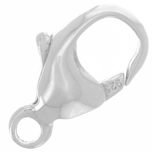 Fermoir mousqueton 11 mm - Argent 925 x1