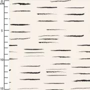 Tissu Batiste Graphik - Atelier Brunette - Chalk Off White x10cm