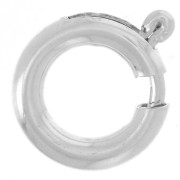 Fermoir à ressort 8 mm sans anneau - Argent 925 x1 |raw }}