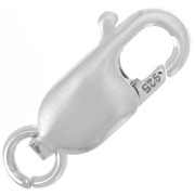 Fermoir mousqueton 13.5 mm - Argent 925 x1|raw }}