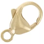 Fermoir mousqueton 13 mm - Gold filled (or laminé) x1