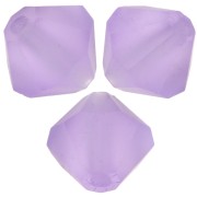 Perles toupies Preciosa - Rondelle Bead 6 mm - Violet Matt x12