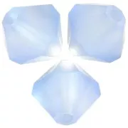 Perles toupies Preciosa - Rondelle Bead 6 mm - Light Sapphire Matt x12