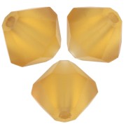 Perles toupies Preciosa - Rondelle Bead 6 mm - Topaz Matt x12