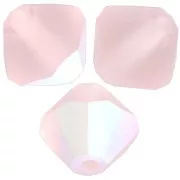 Perles toupies Preciosa - Rondelle Bead 6 mm - Light rose AB Matt x12