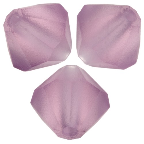 Perles toupies Preciosa - Rondelle Bead 6 mm - Light Amethyst Matt x12