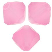 Perles toupies Preciosa - Rondelle Bead 6 mm - Rose Matt x12