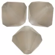 Perles toupies Preciosa - Rondelle Bead 6 mm - Black Diamond Matt x12