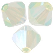 Perles toupies Preciosa - Rondelle Bead 6 mm - Chrysolite Opal AB 2X x12|raw }}