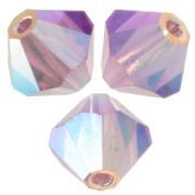 Perles toupies Preciosa - Rondelle Bead 5 mm - Light Amethyst AB 2X x12